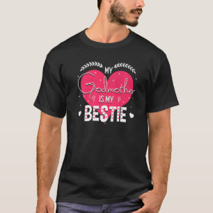 Camiseta Deus, Minha Madrinha É Minha Bestiça De Vida.