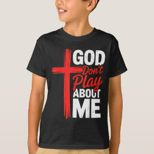 Camiseta Deus Não Brinca Comigo Fé Irracional Cristã