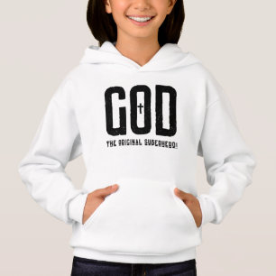 Camiseta Deus, o super-herói original da Rapariga da Cruz B