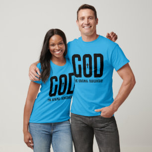 Camiseta Deus O Super Herói Original, Unísex Bíblico