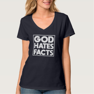 Camiseta deus odeia fatos ateístas ateus