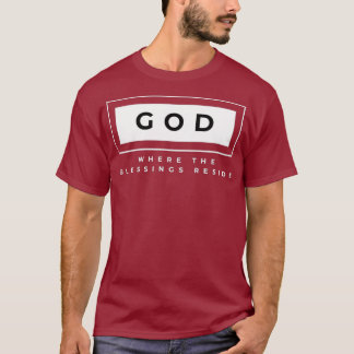 Camiseta Deus Onde As Bênçãos Resolvem O Dinheiro Cristão