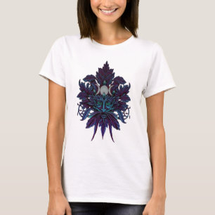 Camiseta Deus pagão de Wiccan da lua triplicar-se do homem