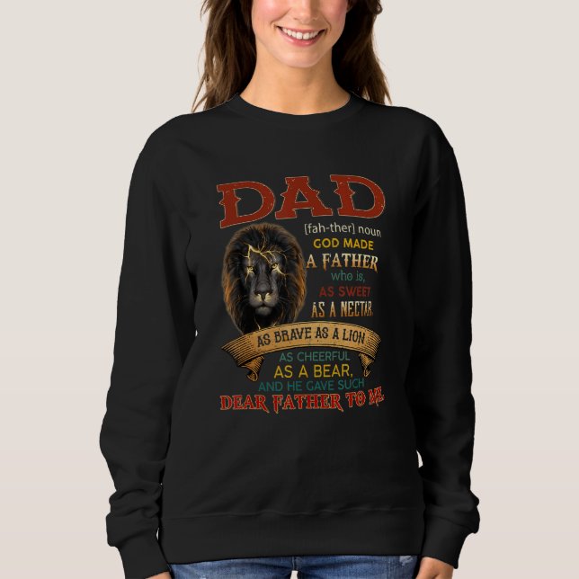 Camiseta Deus pai Fez Um Pai Que É Tão Doce Como Um Néctar (Frente)