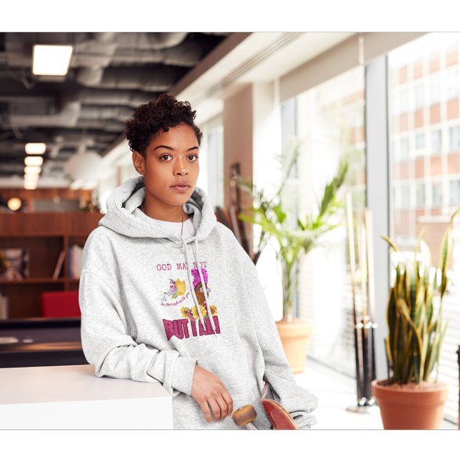 Camiseta Deus Pode Não Estar Com Você, Mas Eu Estou (Criador carregado)