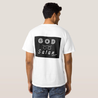 Camiseta Deus por Satã Tee