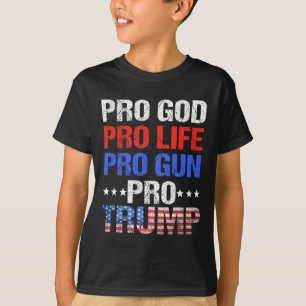 Camiseta Deus Pro Life Pro Gun Pro Trump - Armadilhas Patri