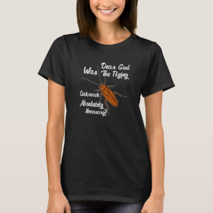 Camiseta Deus Querido Era Necessário a Barata Voadora