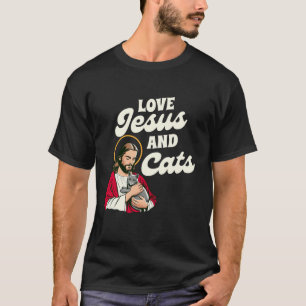 Camiseta Deus Religioso Amante Cat Mama Proprietária