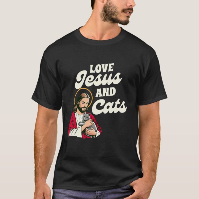 Camiseta Deus Religioso Amante Cat Mama Proprietária (Frente)