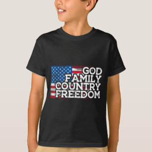 Camiseta Deus Religioso Cristão Jesus Patriótico Homens Mul