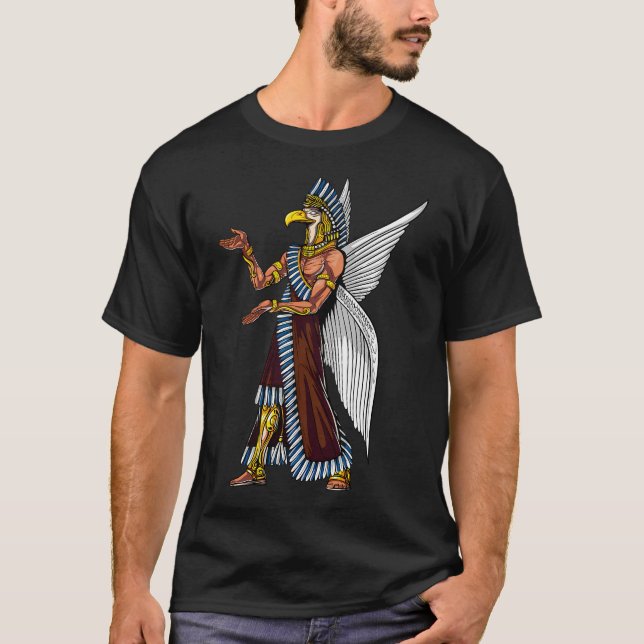 Camiseta Deus Reptiliano Sumério Anunnaki (Frente)