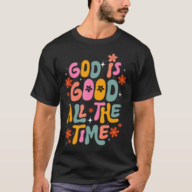 Camiseta Deus Retro é Bom o Tempo Todo (Frente)