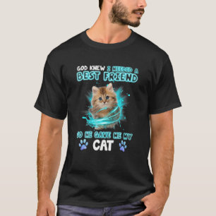 Camiseta Deus Sabia Que Eu Precisava De Um Melhor Amigo Ent