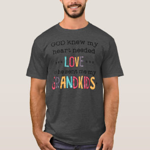 Camiseta Deus Sabia Que Meu Coração Precisava De Amor Então
