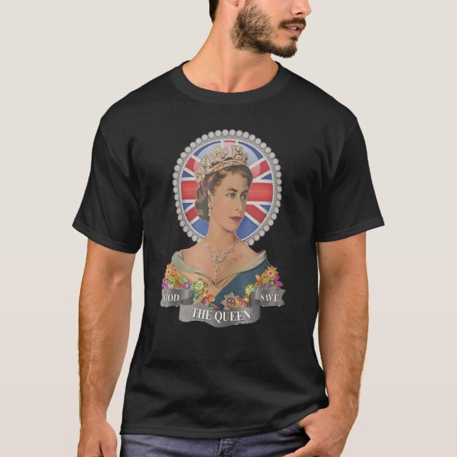 Camiseta Deus Salve A Rainha Do Amor Vive A Rainha Aniversá (Frente)