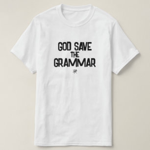Camiseta Deus Salve o Amante da Língua Divertida e da Gramá