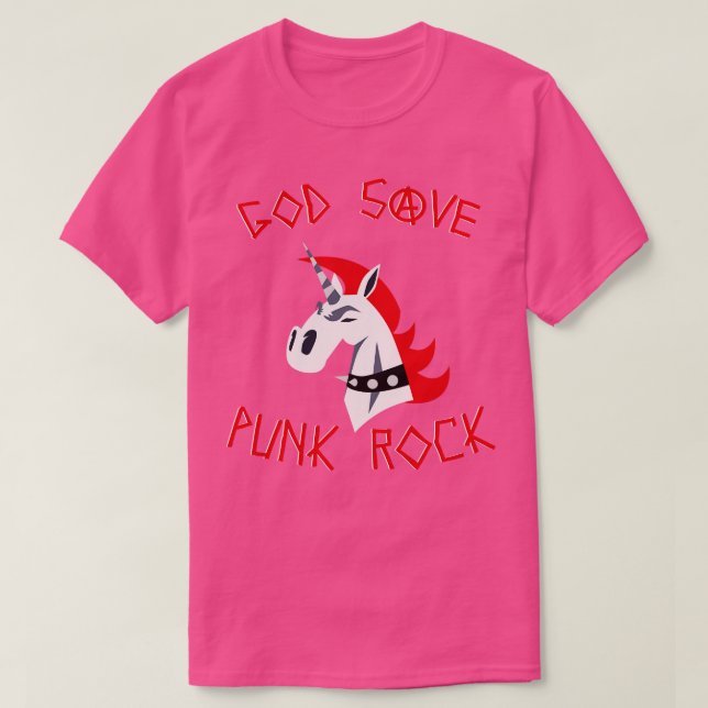 Camiseta Deus Salve Punk Rock Não É Ideia De Dar Morto (Frente do Design)
