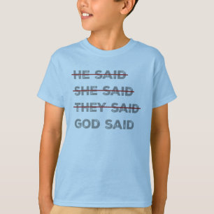 Camiseta Deus tem a palavra final