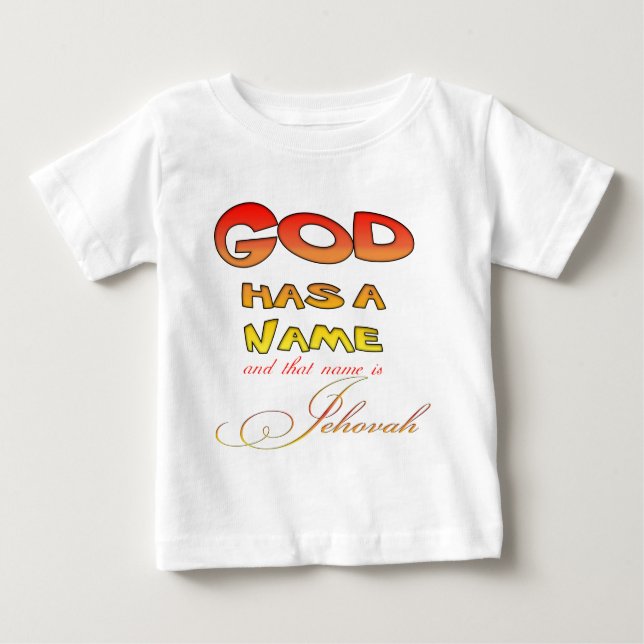 Camiseta Deus tem um nome Jeová (Frente)