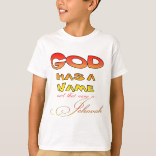 Camiseta Deus tem um nome Jeová