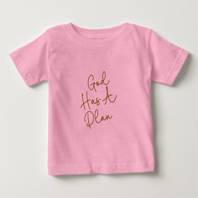 Camiseta Deus Tem Um Plano (Frente)