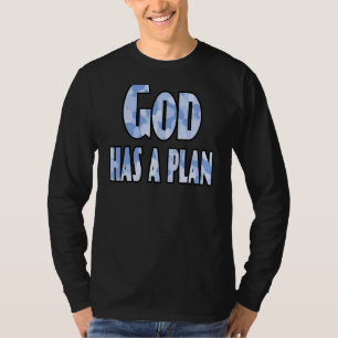 Camiseta Deus Tem Um Plano De Sobriedade De Recuperação De