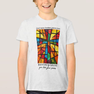 Camiseta Deus Transforma As Peças Quebradas Em Obras-Domést