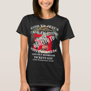 CAMISETA DEUS VS JESUS LUTA DE GAIOLA WASHINGTON DC 2051