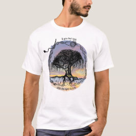 Camiseta Deusa Árvore Se Você Não Olhar Para O Sol