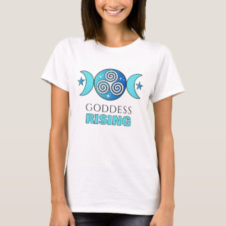 Camiseta Deusa Ascensão Teal & Blue Ocean Tee