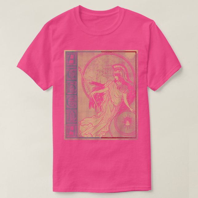 Camiseta Deusa Athena na mitologia grega (Frente do Design)