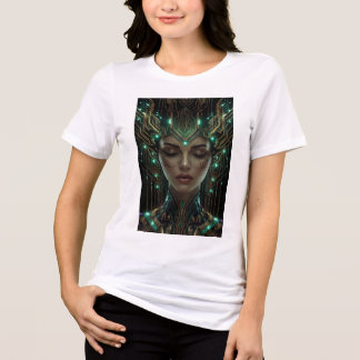 Camiseta Deusa Cibernética da Luz