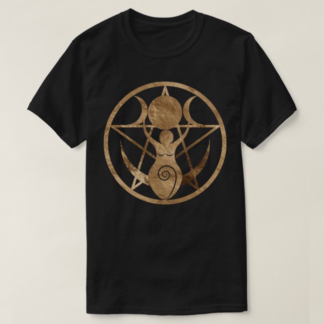 Camiseta Deusa da Lua Tripla (Frente do Design)