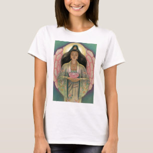 Camiseta Deusa de Kuan Yin da piedade