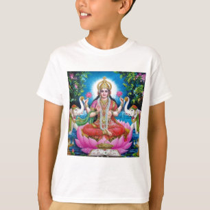 Camiseta Deusa de Lakshmi de amor, de prosperidade, e de