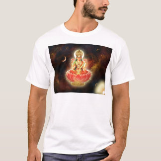 Camiseta Deusa de Maa Maha Lakshmi Devi Laxmi da riqueza