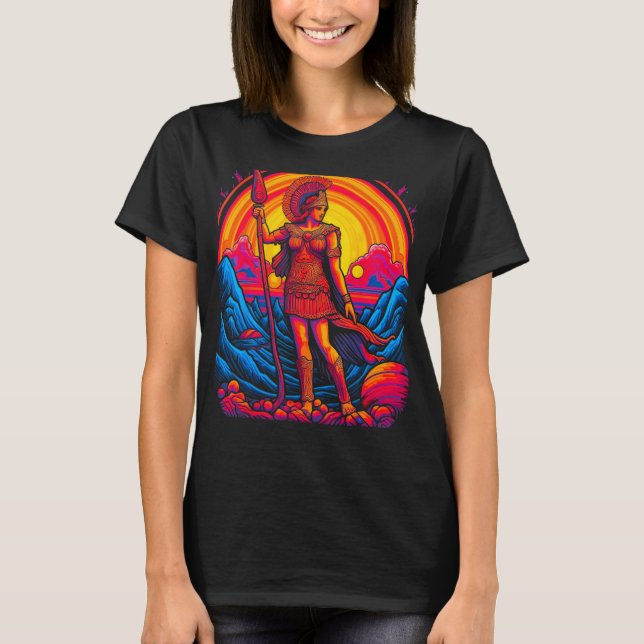 Camiseta Deusa de mitologia grega Athena (Frente)