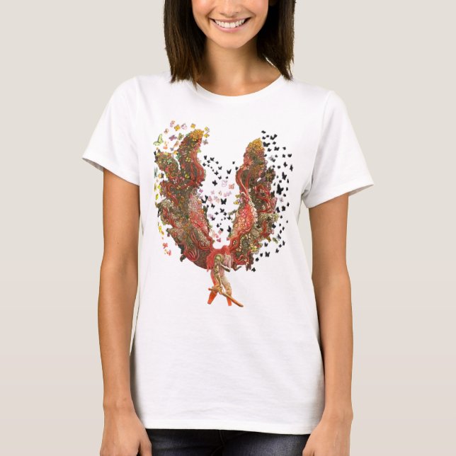 Camiseta Deusa de Raiz (Sem Fundo) Camisa-T Essencial (Frente)