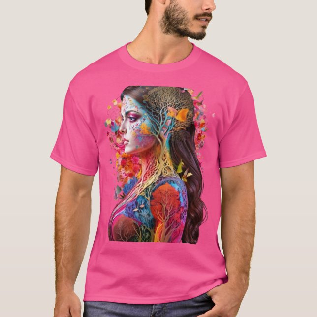 Camiseta Deusa Eetérea - Árvore da Vida (Frente)