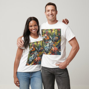Camiseta Deusa Emplumada Abstrata Hankamer Artjunkhaus