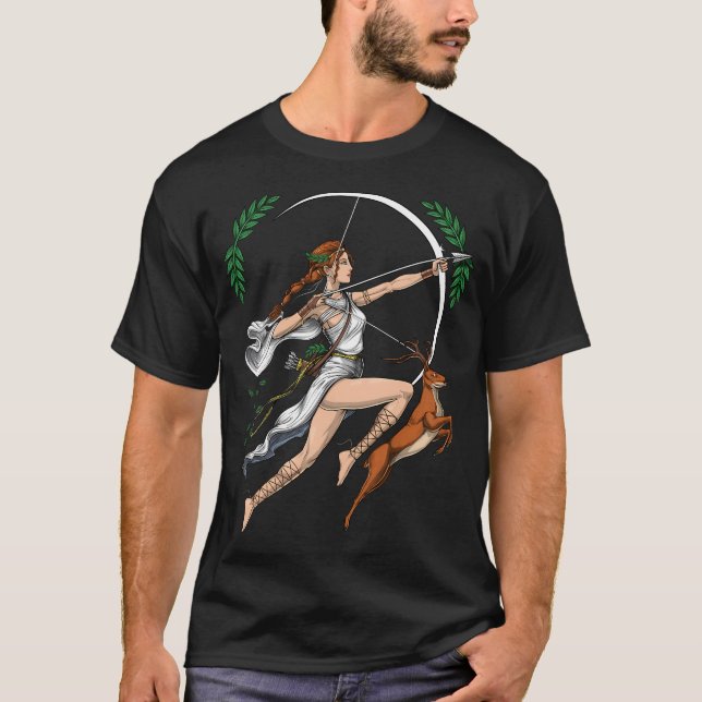 Camiseta Deusa Grega Artemis (Frente)