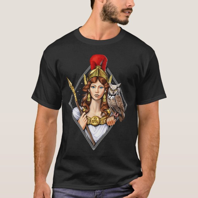 Camiseta Deusa Grega Atena (Frente)