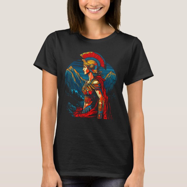 Camiseta Deusa Grega Athena (Frente)