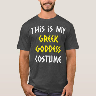 Camiseta Deusa Grega Costume Halloween Mitologia preguiços