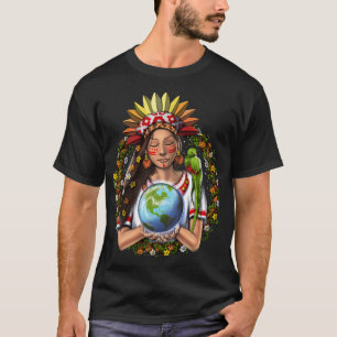 Camiseta Deusa Guerreira Asteca