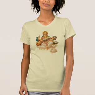 Camiseta Deusa Hindu Saraswati, Tshirt