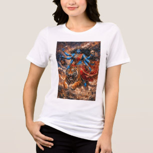 Camiseta Deusa Kali Montada no Tigre