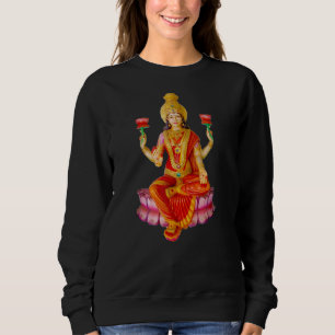 Camiseta Deusa Lakshmi Da Prosperidade Meditação Hindu