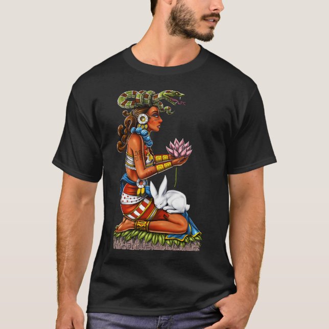 Camiseta Deusa maia Ixchel (Frente)